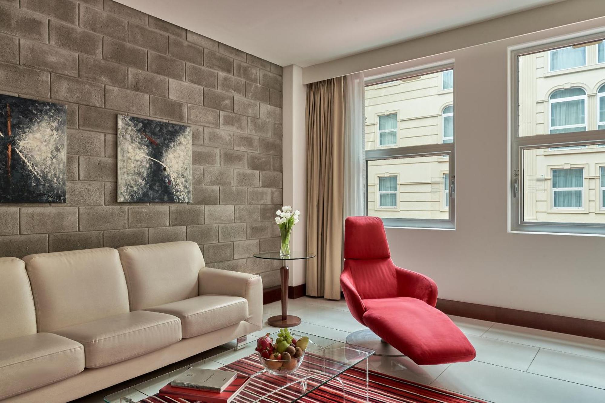 Suite 1 Chambre Lit King-Size - Vue sur Atrium