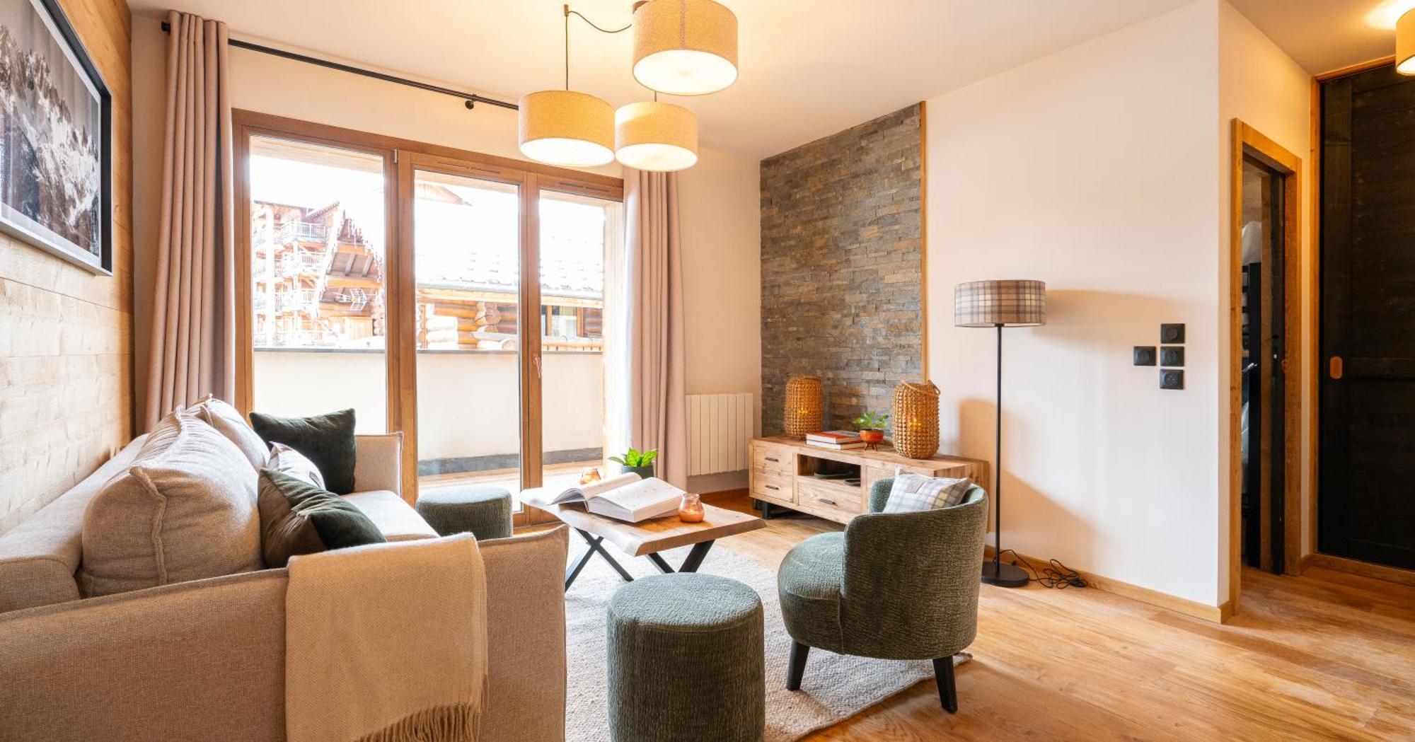 Appartement 2 Chambres Deluxe avec Balcon