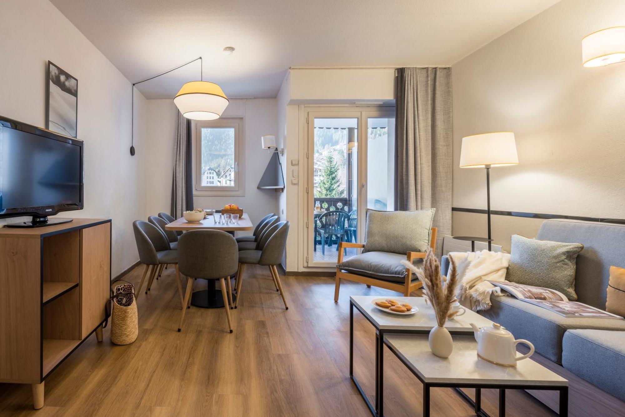 Appartement Supérieur 1 Chambre avec Coin Nuit en Alcôve (8 Personnes) - Côté Rivière