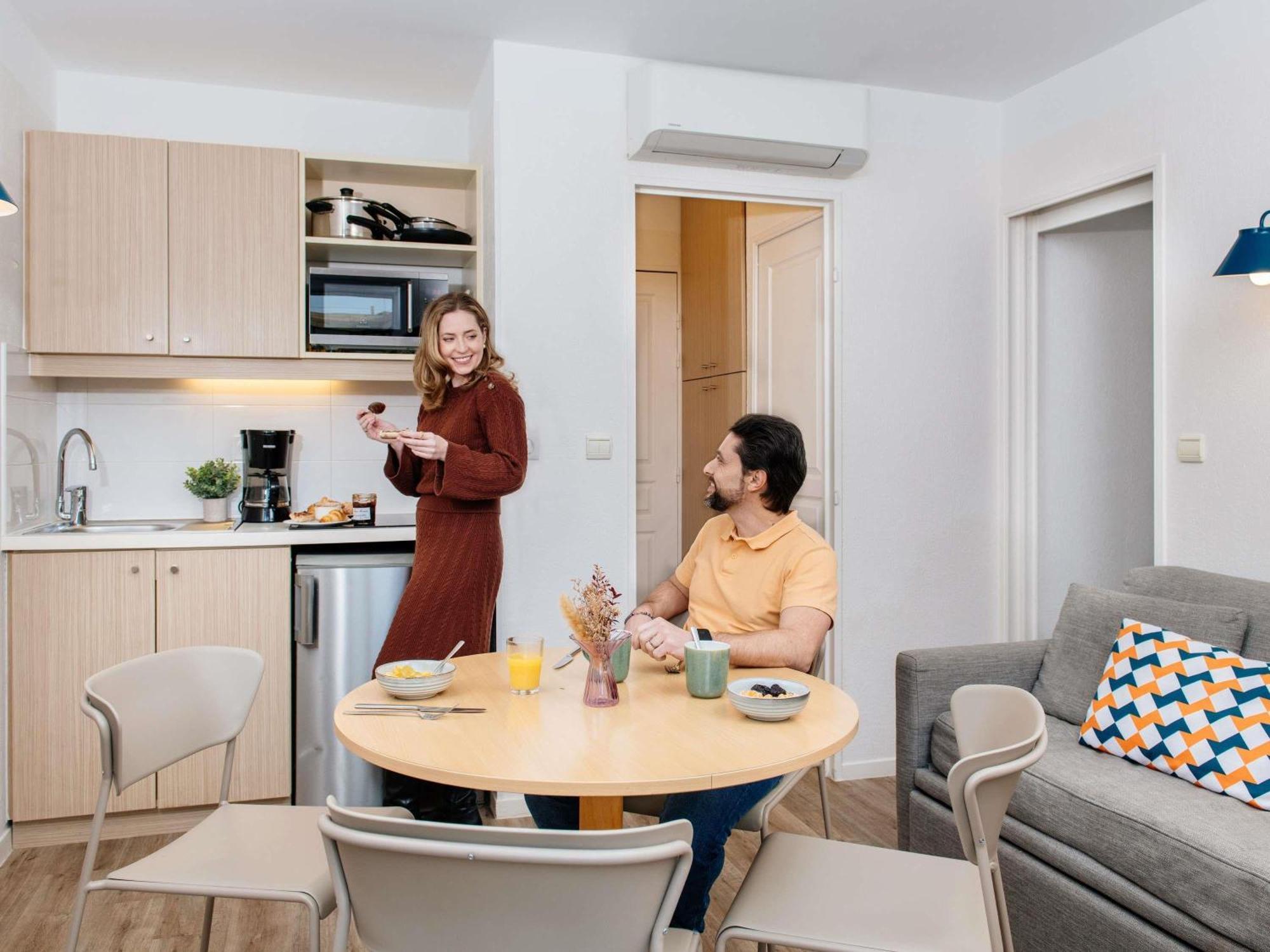 One-Bedroom Apartment Balcony
